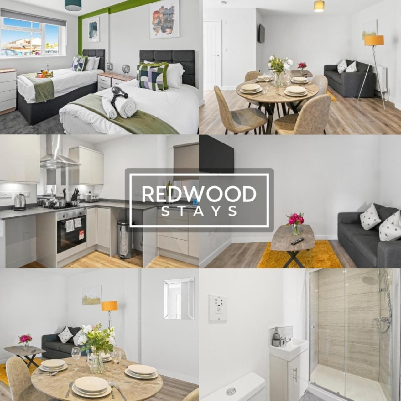 فارنبورو Quality 1 Bed 1 Bath Apartments For Contractors By Redwood Stays المظهر الخارجي الصورة